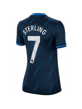 Ženski Nogometna dresi replika Chelsea Raheem Sterling #7 Gostujoči 2023-24 Kratek rokav